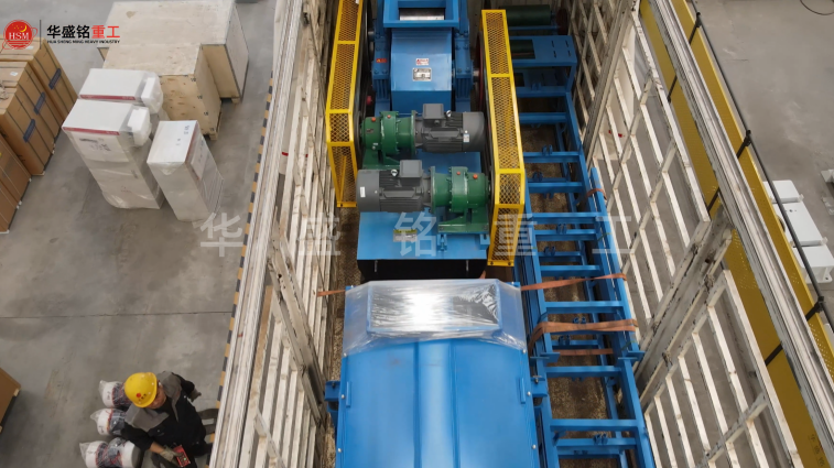 鵝卵石對輥破碎機